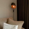 Clearance Straluma Light & Living wandlamp Ilanio hout met metaal