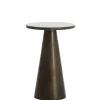 Fashion Straluma Light and Living bijzettafel Ynez bruin marmer 29x43 cm