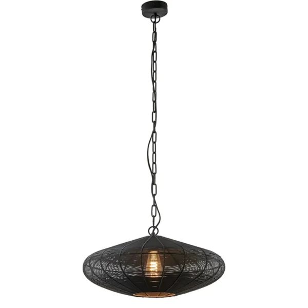light_and_living_hanglamp_1-3.webp Shop Straluma Light and Living hanglamp Bahoto mat zwart 51 cm