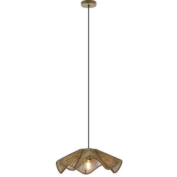 Sale Straluma Light and Living hanglamp Fodara jute naturel