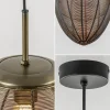 New Straluma Light and Living hanglamp Yaelle antiek brons met zwart