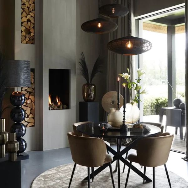 light_and_living_hanglamp_4-3.webp Shop Straluma Light and Living hanglamp Bahoto mat zwart 51 cm