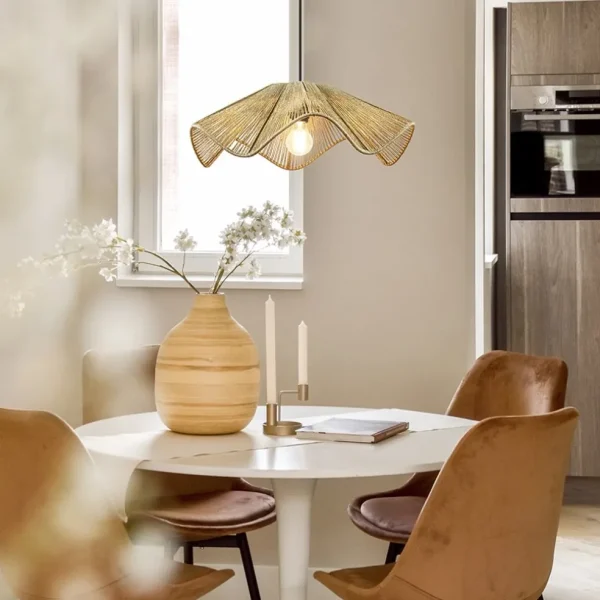Sale Straluma Light and Living hanglamp Fodara jute naturel