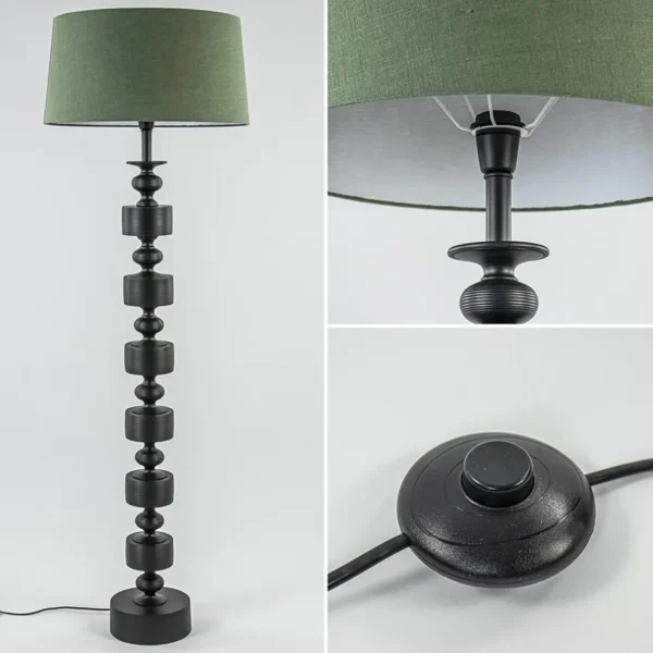 Discount Straluma Light and Living lampvoet Gody mat zwart