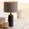 light_and_living_lampvoet_4-13.webp Shop Straluma Light and Living lampvoet Paolo zwart hout excl. kap