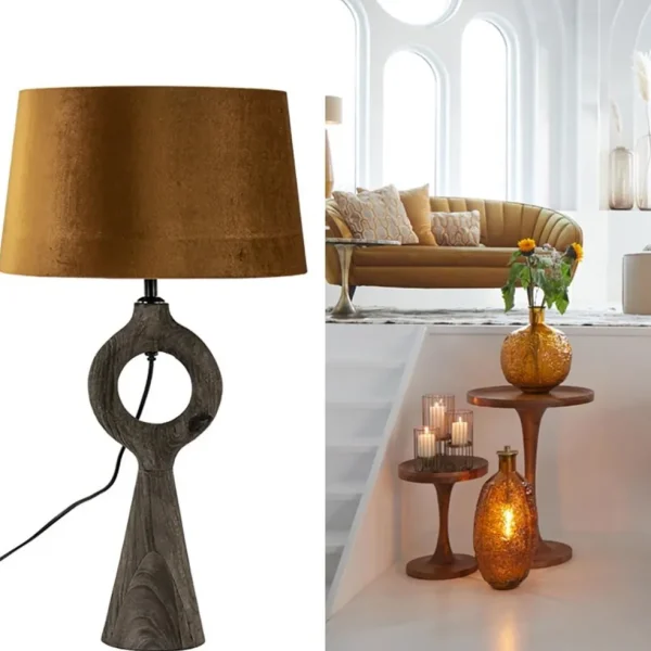 light_and_living_lampvoet_4-2.webp Store Straluma Light and Living lampvoet Sabuli donker bruin hout