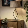 Discount Straluma Light and Living lampvoet Okno mat zwart