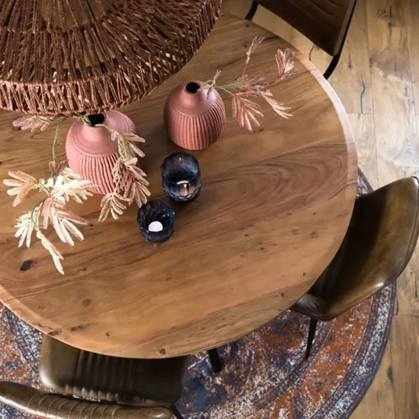 Shop Straluma Light and Living ronde eettafel Mimoso acacia hout