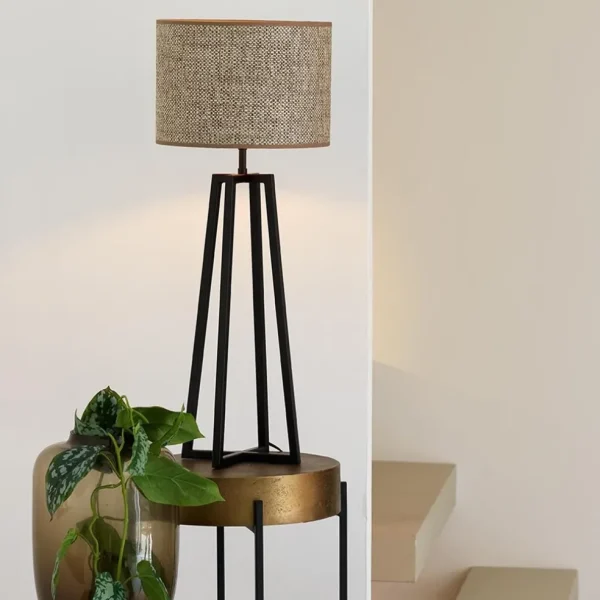 Store Straluma Light and Living tafellamp Miley mat zwart