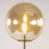 Best Sale Straluma Light and Living vloerlamp Medina goud met amber glas