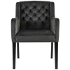 luxe_armstoel_velvet_mid__1.webp Best Straluma Luxe armstoel velvet mid grey met zwarte eiken poot