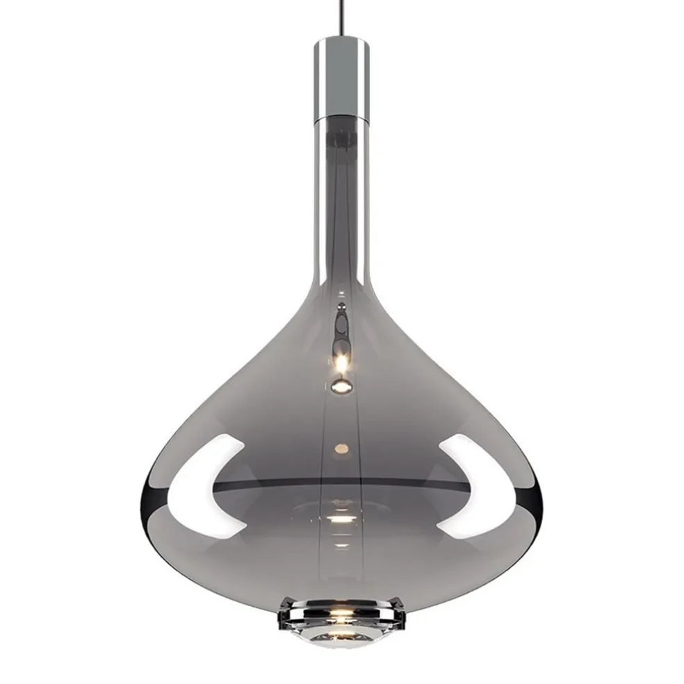 luxe_design_hanglamp_skyf_0.webp Clearance Straluma Luxe design hanglamp Sky-Fall chroom glas inclusief LED