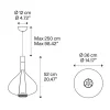 luxe_design_hanglamp_skyf_3.webp Clearance Straluma Luxe design hanglamp Sky-Fall chroom glas inclusief LED