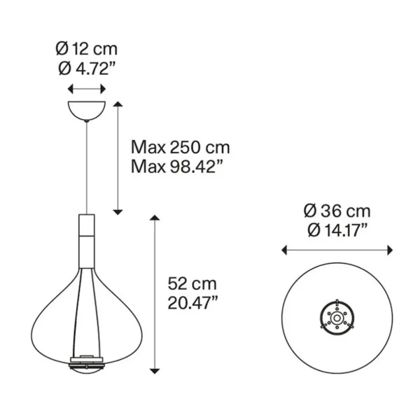 luxe_design_hanglamp_skyf_3.webp Clearance Straluma Luxe design hanglamp Sky-Fall chroom glas inclusief LED
