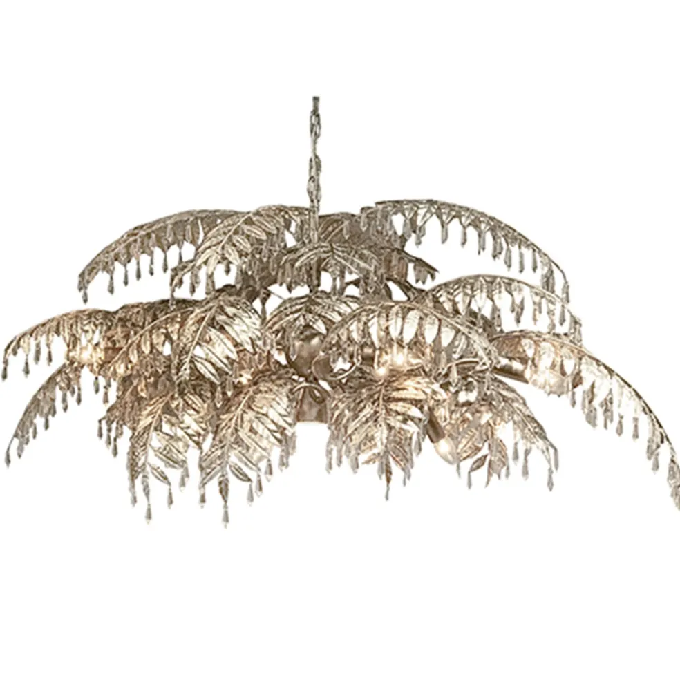 luxe_eettafelhanglamp_pal_0.webp Cheap Straluma Luxe eettafelhanglamp palm oud zilver