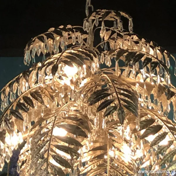 luxe_eettafelhanglamp_pal_1.webp Cheap Straluma Luxe eettafelhanglamp palm oud zilver