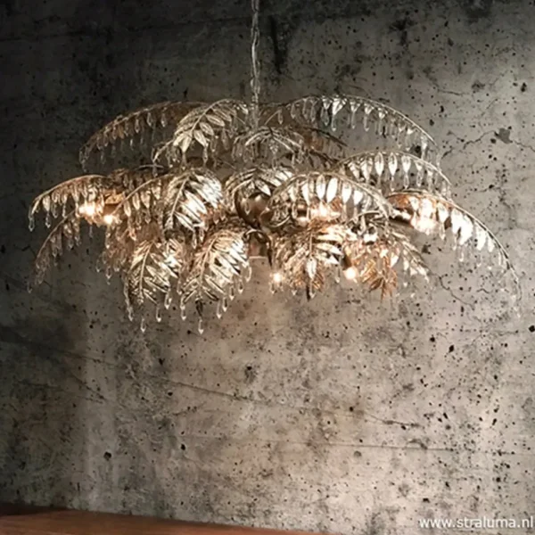 luxe_eettafelhanglamp_pal_2.webp Cheap Straluma Luxe eettafelhanglamp palm oud zilver