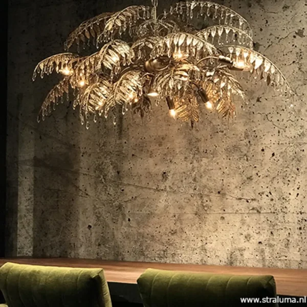 luxe_eettafelhanglamp_pal_4.webp Cheap Straluma Luxe eettafelhanglamp palm oud zilver