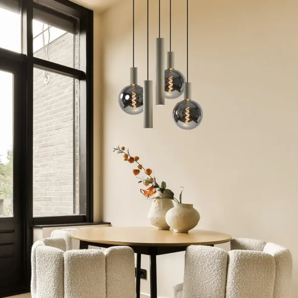 luxe_hanglamp_lichts_rond_4.webp Store Straluma Luxe hanglamp 5-lichts rond quartz