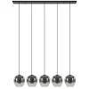 luxe_lichts_eettafelhangl_0.webp Outlet Straluma Luxe 5-lichts eettafelhanglamp smoke glas met verloop