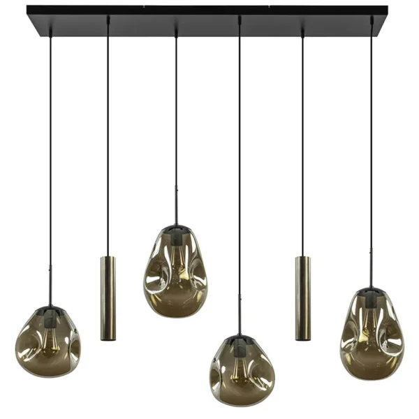 luxe_lichts_hanglamp_met__0.webp Clearance Straluma Luxe 6-lichts hanglamp met goud glas en cilinders