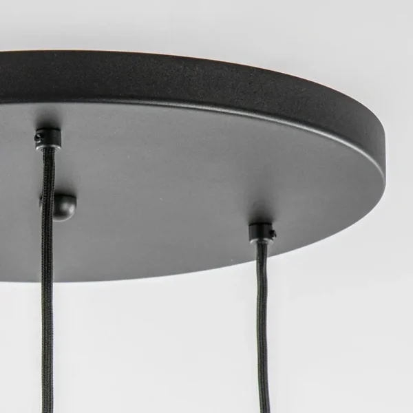 Cheap Straluma Luxe 3-lichts hanglamp rond met smoke glazen kappen