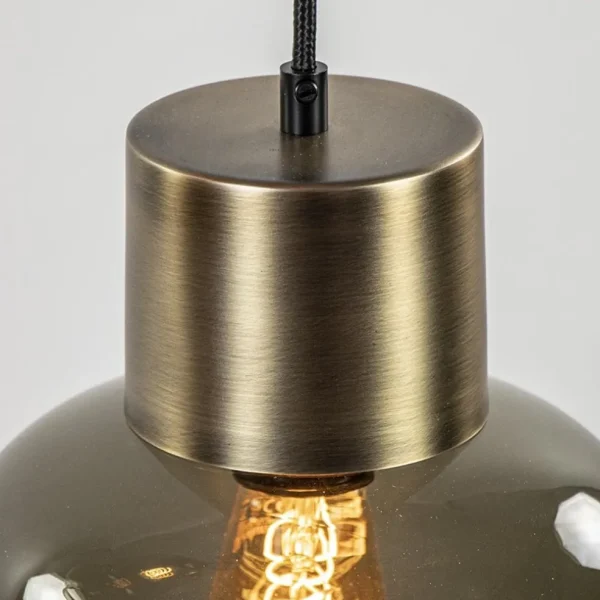 Cheap Straluma Luxe 7-lichts videlamp zwart/brons met smoke glas
