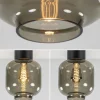 luxe_plafondlamp_met_zwar_3.webp Best Sale Straluma Luxe plafondlamp met zwart glas