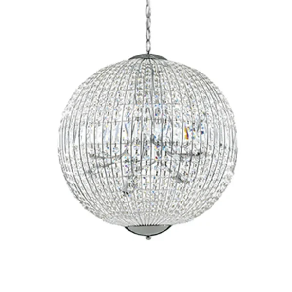 luxe_ronde_hanglamp_krist_0.webp Sale Straluma Luxe ronde hanglamp kristal met chroom