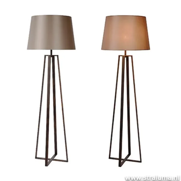 Cheap Straluma Luxe Staande lamp bruin met kap