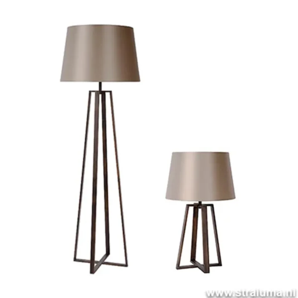 Cheap Straluma Luxe Staande lamp bruin met kap