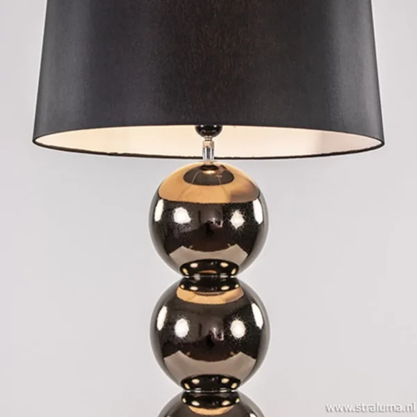 Best Straluma Luxe tafellamp bol brons exclusief kap