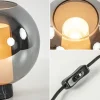 Sale Straluma Luxe tafellamp smoke/titanium glas met zwart marmer