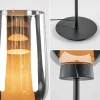 luxe_vloerlamp_zwart_marm_3.webp Outlet Straluma Luxe vloerlamp zwart marmer met smoke glazen kap