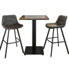 Best Sale Straluma Mango houten bartafel vierkant 70x70 cm