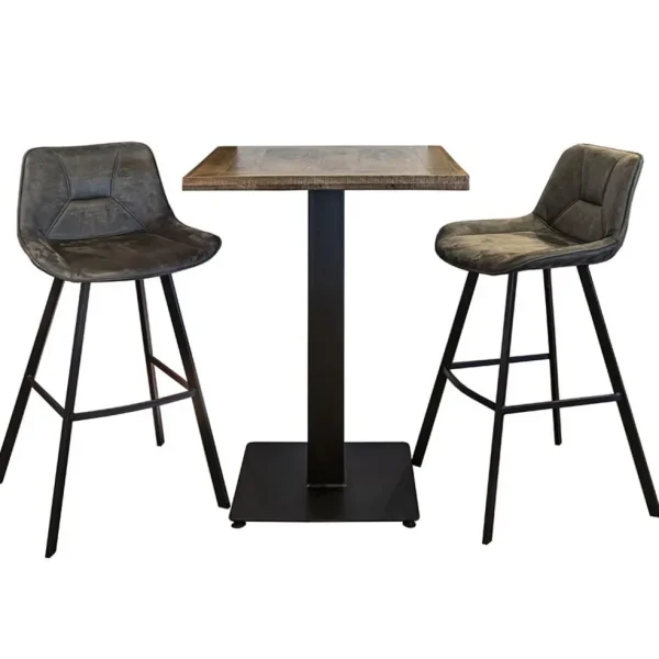 Best Sale Straluma Mango houten bartafel vierkant 70x70 cm
