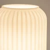 Cheap Straluma Mat witte tafellamp met zwarte voet
