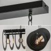 New Straluma Mat zwart metalen hanglamp Rings