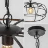 mat_zwart_metalen_hanglam_2.webp Clearance Straluma Mat zwart metalen hanglamp Imelda Light and Living