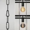 New Straluma Mat zwart metalen hanglamp Rings