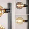 Online Straluma Mat zwart metalen vloerlamp met E27 fittingen