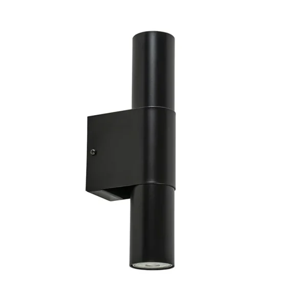 mat_zwarte_cilinder_wandl_0.webp Outlet Straluma Mat zwarte cilinder wandlamp up+down