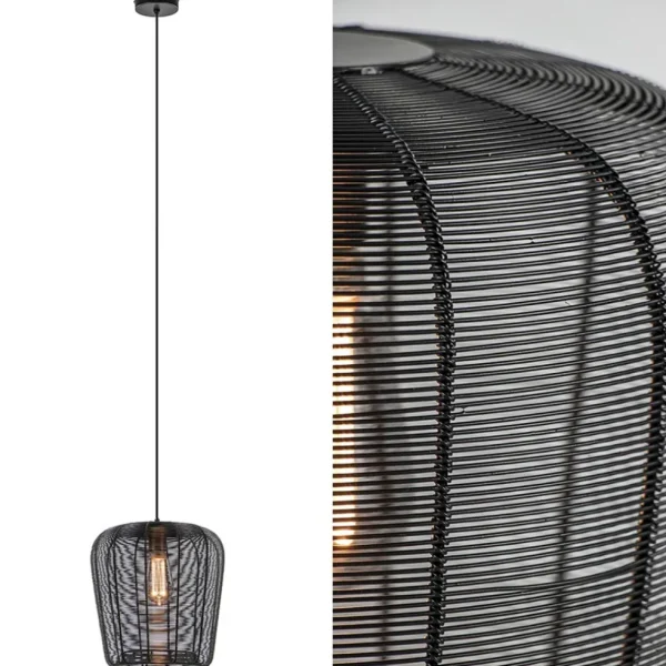 mat_zwarte_hanglamp_adeta_1.webp Clearance Straluma Mat zwarte hanglamp Adeta Light and Living