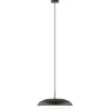 mat_zwarte_hanglamp_koepe_1.webp Fashion Straluma Mat zwarte hanglamp koepel met witte kap