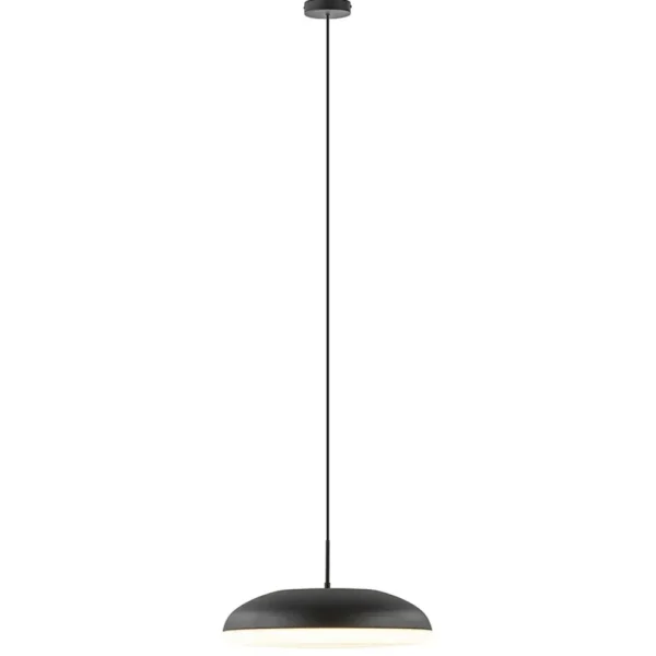 mat_zwarte_hanglamp_koepe_1.webp Fashion Straluma Mat zwarte hanglamp koepel met witte kap
