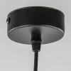 Fashion Straluma Mat zwarte hanglamp met smoke glas ruit