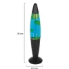 Flash Sale Straluma Mat zwarte lavalamp met blauw water en groene vlekken
