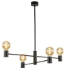 mat_zwarte_lichts_hanglam_1-1.webp Fashion Straluma Mat zwarte 4-lichts hanglamp