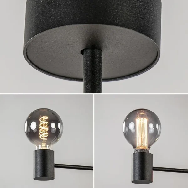 mat_zwarte_lichts_hanglam_3-1.webp Fashion Straluma Mat zwarte 4-lichts hanglamp