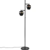 mat_zwarte_lichts_vloerla_1.webp Store Straluma Mat zwarte 2-lichts vloerlamp met gouden accenten